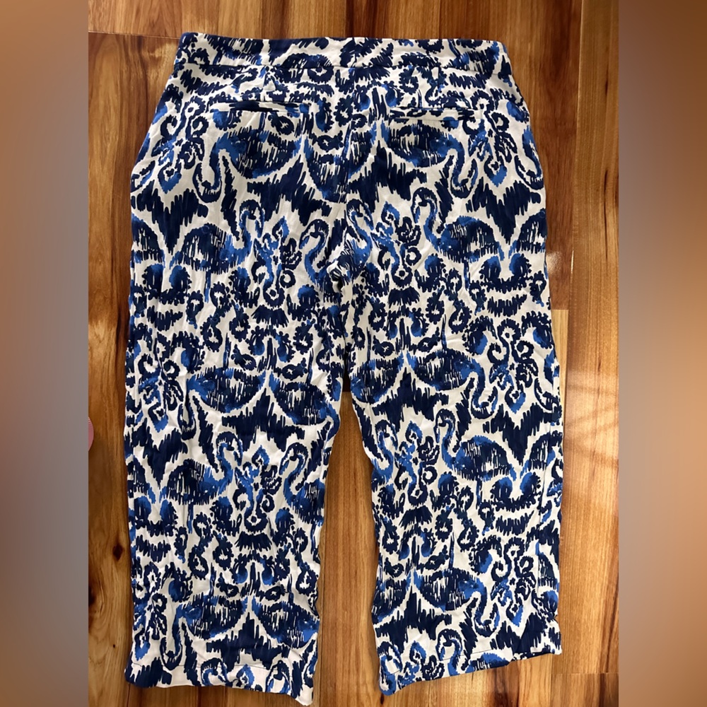 Lily Pultizer cropped pants women size 12